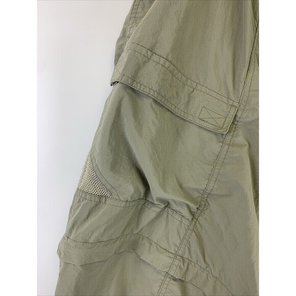 Columbia PFG Omni Shade Nylon Cargo Pants Drawstring Zip Off Leg Shorts Mens XXL - Picture 3 of 13